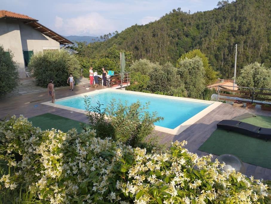 Villa Degli Ulivi Tivegna Exterior foto